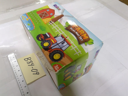 Madzee Farm Play Mat Set Kids Toy 3+ Farmyard Scene Tractor Barn Multicolor New