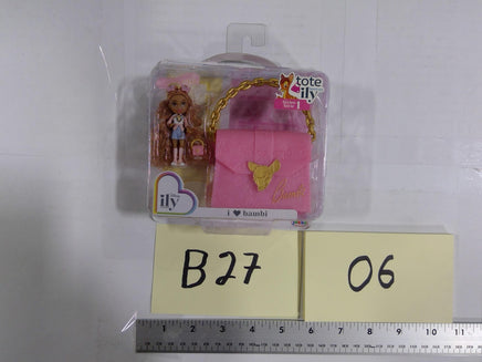 Disney Ily 4EVER Tote Ily Teenies Bambi 3in Doll Tote New In Box Set Toy