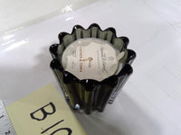 Hearth & Hand With Magnolia Leather & Tonka Scented Candle 7oz Green Glass Jar