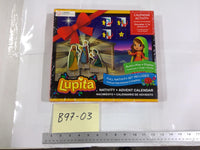 Lupita Nativity Door Advent Calendar Kids Set Reusable Multicolor Christmas