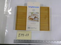 Brightroom Bamboo Divided Accessory Tray 2 Piece Jewelry Organizer Natural