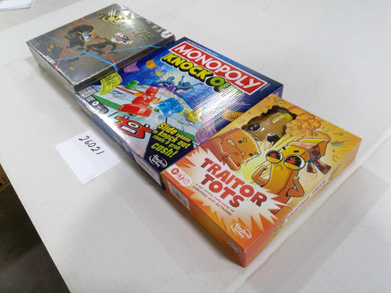 Accomplices Monopoly Knock Out Traitor Tots Family Party Game Lot New Sealed