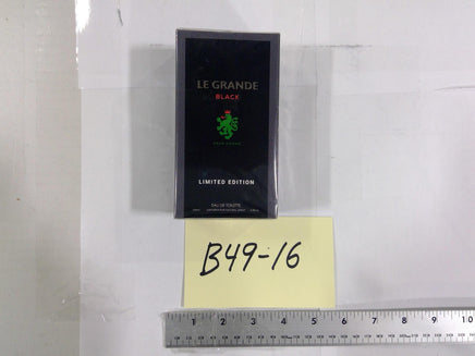 Le Grande Black Eau De Toilette Spray 100ml 3.4oz Pour Homme Limited Edition New