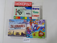 Hasbro Games Lot Monopoly Zillionaires Don't Step In It Date Fate New Sealed