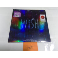 Disney Wish Soundtrack Vinyl LP Blue Splatter New Target Exclusive Holographic
