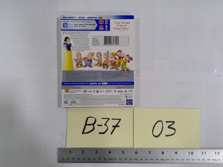 Snow White And The Seven Dwarfs Blu-ray DVD Digital HD Disney Slipcover Region A