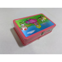 Nintendo Super Mario Princess Peach 3D Supply Box Kids Pink Metal Tin Excellent
