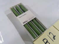 Room Essentials Taper Candles Green 6ct Medium Dinner Table Decor Centerpiece