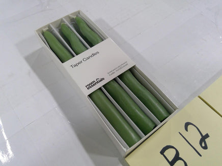 Room Essentials Taper Candles Green 6ct Medium Dinner Table Decor Centerpiece