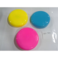 Flying Disc Set of 12 Total Pink Yellow Blue New Neon Outdoor Toys