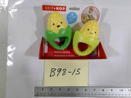 Skip Hop Farmstand Mara-Corns Baby Rattle Set 3m+ Infant Boys Yellow Corn Toy