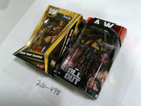 WWE AEW Justin Hawk Bradshaw Killswitch PPV Figure Lot 2 Mattel Jazwares New