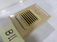 ICount Retro Speaker Wireless Portable Beige 3W Micro USB Charging Cable New Box