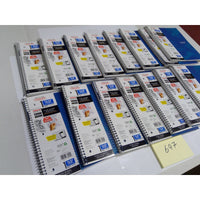 Five Star Spiral Notebook 1 Subject 80 Sheets Blue College Ruled NEW Lot 14pk