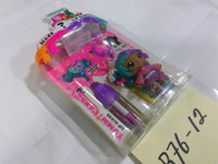 Yummi Land Carly Cakepop Make Lip Gloss Doll Figure Kids Toy Pink Purple New