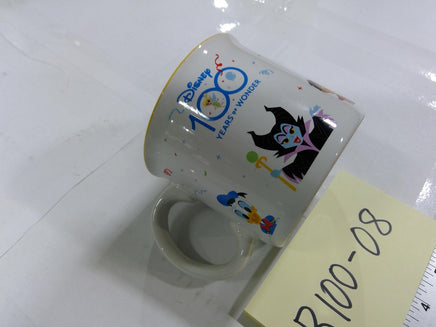 Disney 100 Years Of Wonder Ceramic Coffee Mug White Yellow Cartoon Cup Print