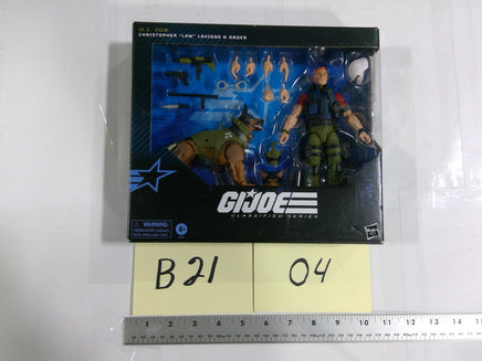 GI Joe Classified Christopher Law Lavigne & Order K9 6in Action Figure Hasbro