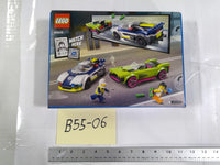 LEGO City 60415 Police Car & Muscle Car Chase 213 Pieces 6+ Set New Box Wear