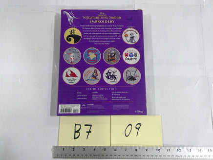 Disney Nightmare Before Christmas Embroidery Craft Kit Book 10 Projects New