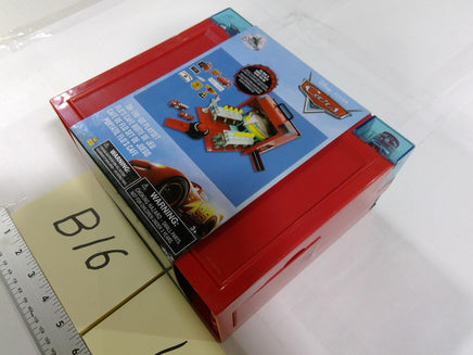 Disney Pixar Cars On-The-Go Playset Flo's Cafe Portable Carry Case Red Toy New