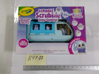 Crayola Scribble Scrubbie Snow Explorer Set Pets Markers Vehicle Kids Toy New