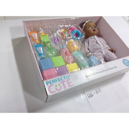 Perfectly Cute Baby Doll Deluxe Play & Care Set 24pc Kids Toy New