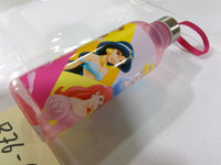 Disney Princess Kids Water Bottle Pink Plastic Drink Cup With Lid Reusable