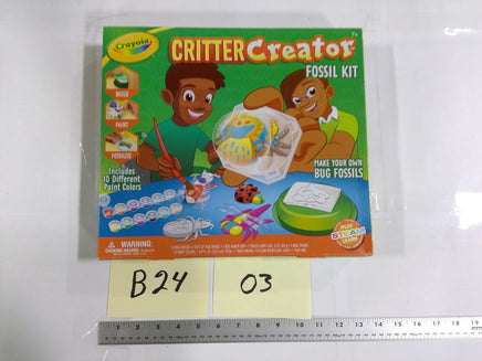 Crayola Critter Creator Fossil Kit Bug Fossils STEAM Activity Toy 7+ New Sealed