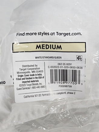 Firm Stay Plush Bed Pillow  (20in X 28in) Standard/Queen-Threshold