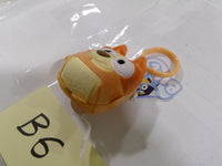 Bluey Bingo Mini Dog Plush Toy Orange Backpack Clip Washable Keychain New