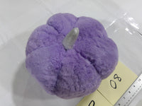 Plush Pumpkin Pillow Stuffed Animal Toy Small Purple Fall Decor Fuzzy Soft
