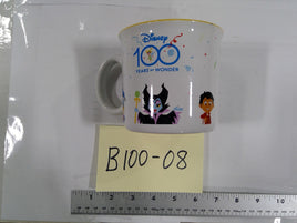 Disney 100 Years Of Wonder Ceramic Coffee Mug White Yellow Cartoon Cup Print