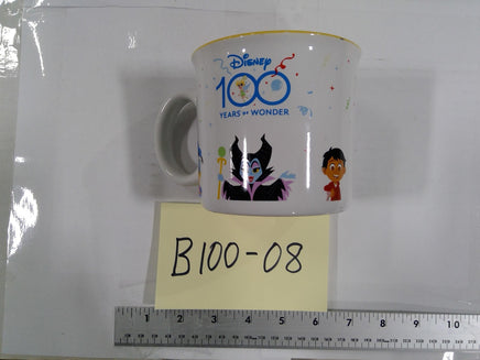 Disney 100 Years Of Wonder Ceramic Coffee Mug White Yellow Cartoon Cup Print