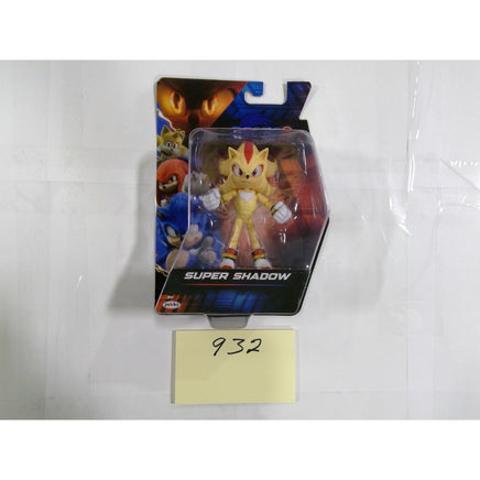 Jakks Super Shadow Action Figure Kids 5in Yellow New Sonic 3 Movie 22 Pts Artic