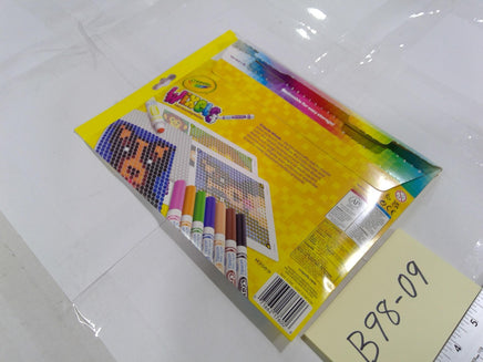 Crayola Wixels Color-Absorbing Pixel Art Set Kids Markers Wash & Reuse New