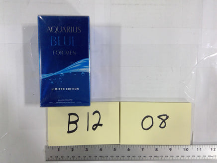 Aquarius Aqua For Men 3.4oz Eau De Toilette Spray Blue Limited Edition New