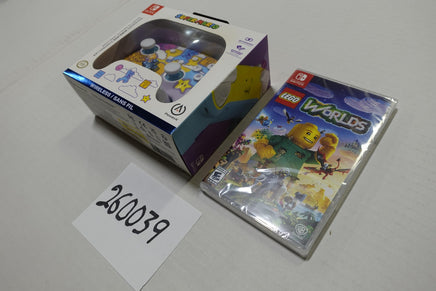 PowerA Super Mario Wireless Controller Nintendo Switch + LEGO Worlds Game New