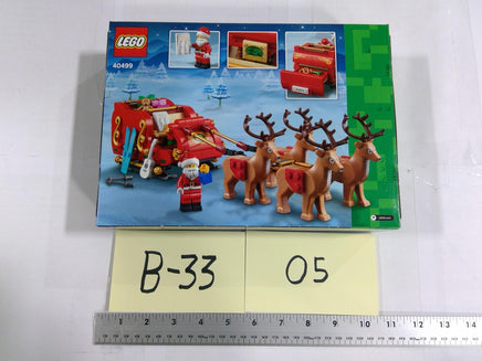 LEGO Santa's Sleigh Set 40499 343 Pieces Christmas Reindeer 9+ New Sealed