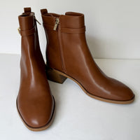 Calvin Klein Boots Womens Size 11 Light Natural Ankle Booties Buckle KCJALLIS2