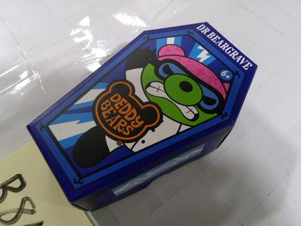 Deddy Bears Dr Beargrave Mini Coffin Toy Small Blue Collectible Halloween New