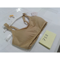Auden Nursing Pumping Bra Womens Medium Tan New Seamless Wirefree Maternity 758