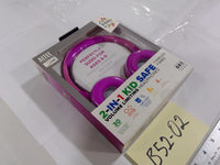Altec Lansing 2-in-1 Kid Safe Headphones Bluetooth Pink Wireless Wired New Box