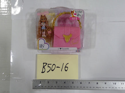 Disney Ily 4EVER Tote Ily Teenies Bambi 3in Doll Purse Series 1 New In Box Toy