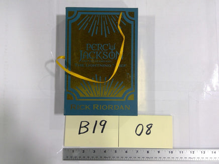 Percy Jackson Olympians Lightning Thief Rick Riordan Teal HC Slipcase YA Fantasy