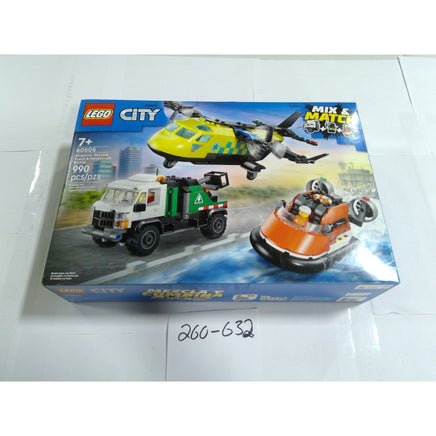 LEGO City Airplane Service Truck & Hovercraft Remix 60505 990 Pcs New Sealed