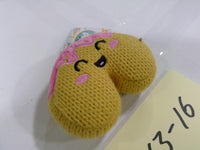 Ami Amis Donut Plush Toy Mini Yellow Pink Frosting Stuffed 3+ Wave 2 New Gift