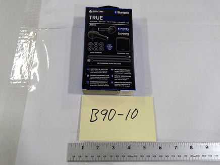 Sentry True Wireless Bluetooth Earbuds Black Charging Case 16 Hrs New Box