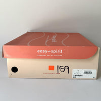Easy Spirit Boots Womens Size 8 Black Morgan Suede Zip Lug Sole Block Heel Ankle