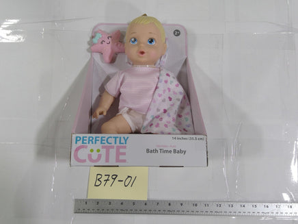 Perfectly Cute Bath Time Baby 14in Baby Doll New In Box JAKKS Gift Toy