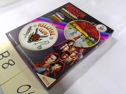 Stranger Things Embroidery Kit Hellfire Club Thunder Bay Press Wall Hanging New